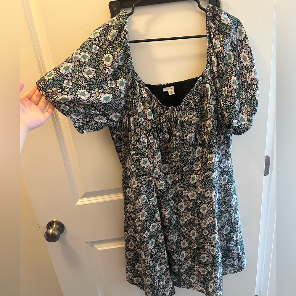 American eagle floral sweetheart dress